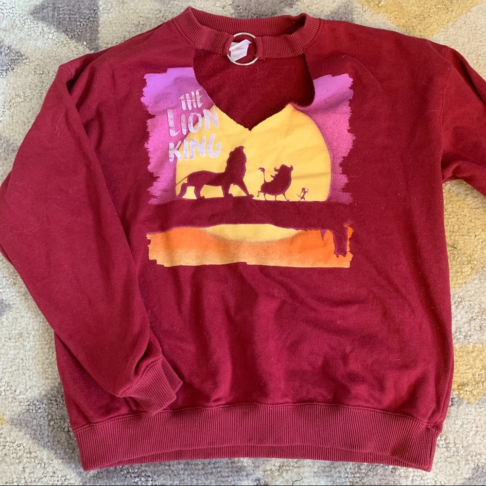 Disney Lion King Sweatshirt, Like New